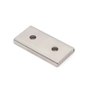 Fabrikpreis Günstiger Seltenerd-Permanentmagnet 20 kg 30 kg Kraftvoller NdFeB-Kanalmagnet in Blockform mit doppeltem Senkloch
