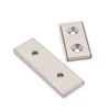 Heiße Verkäufe Hohe Qualität N35 N45 Neodym Rechteck Magnetische Werkzeug Block Form Ni Plating Senkloch NdFeB Kanal Magnet